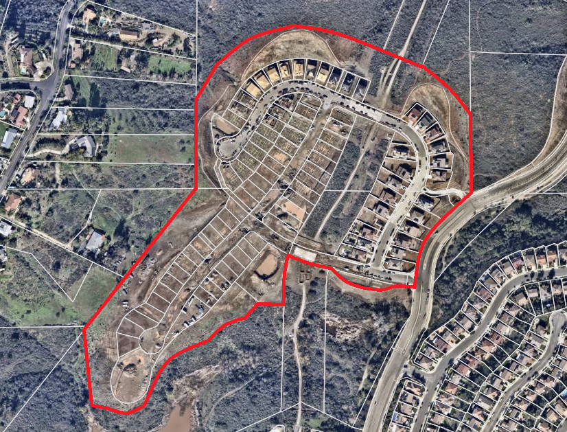 Skylark Fire Safe Council Service Area Boundary Map